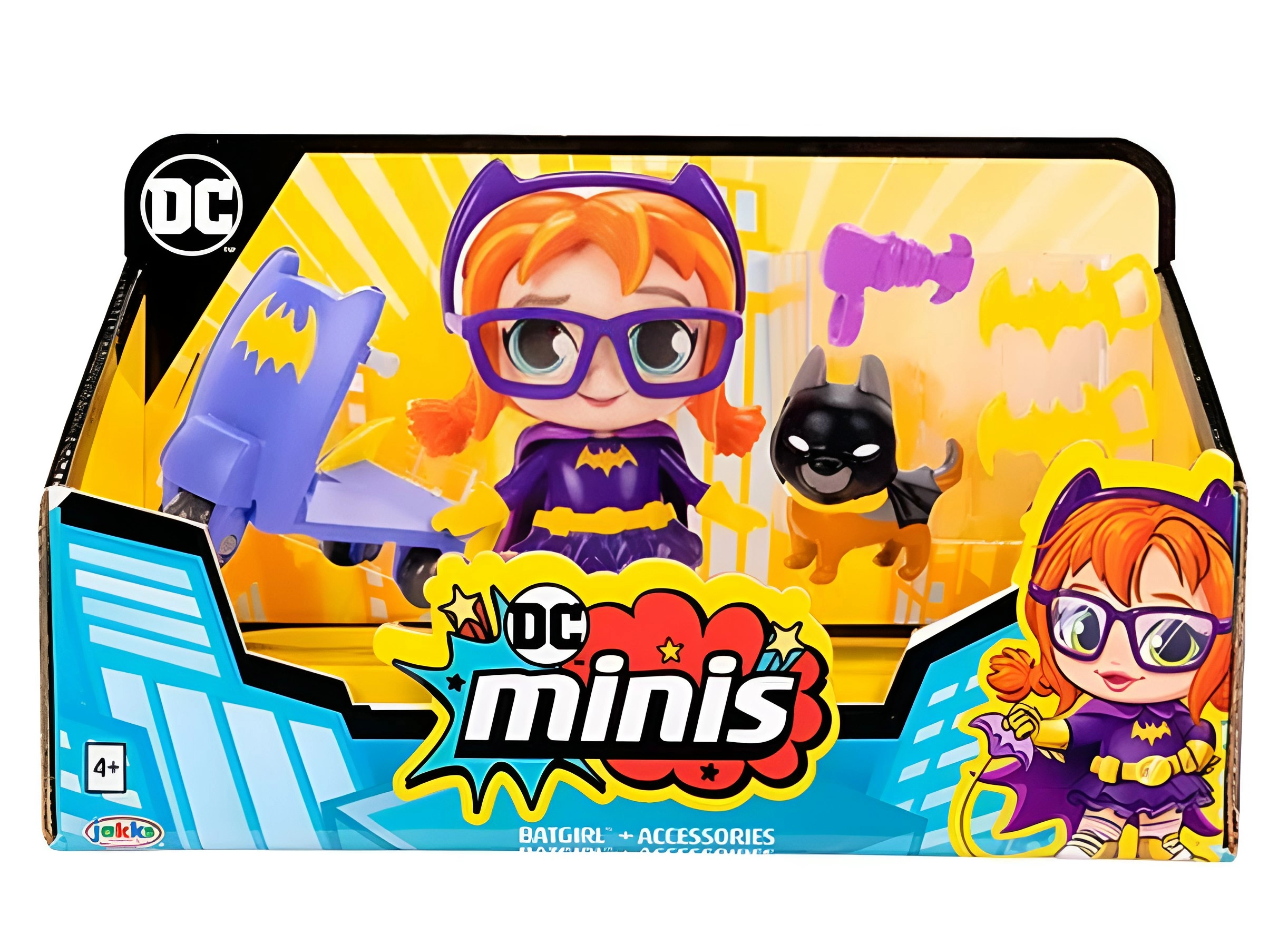 DC Super Hero Girls Mini Doll 3" Batgirl with Scooter & Pet Playset