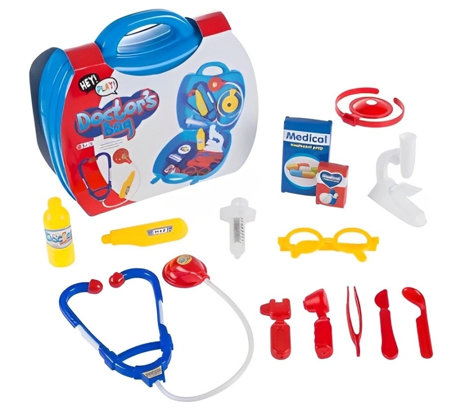 Kid's Doctor Pretend Play Set with Carrying Case