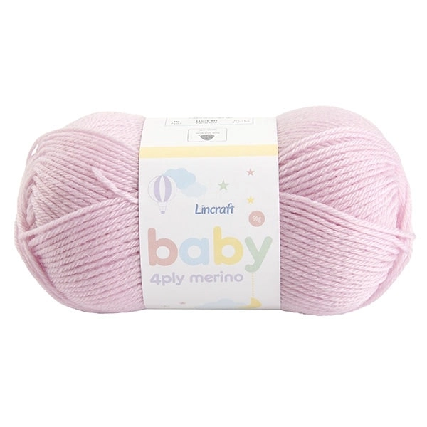 Lincraft Baby Merino Crochet & Knitting Yarn 4ply, 50g Merino Wool Yarn