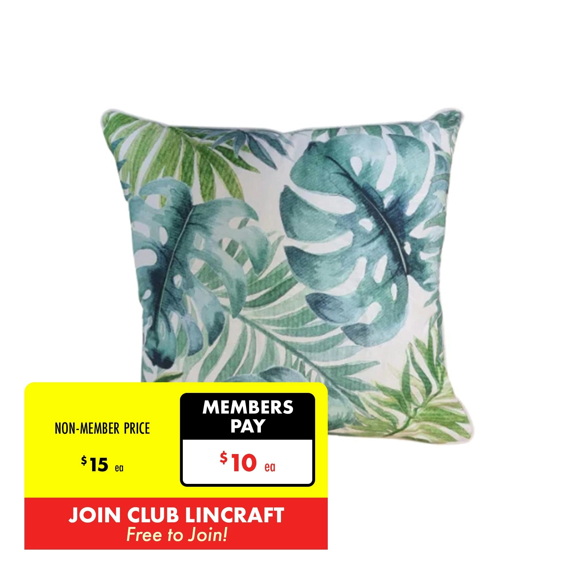 Sherwood Decorative UV Cushion, Tropical