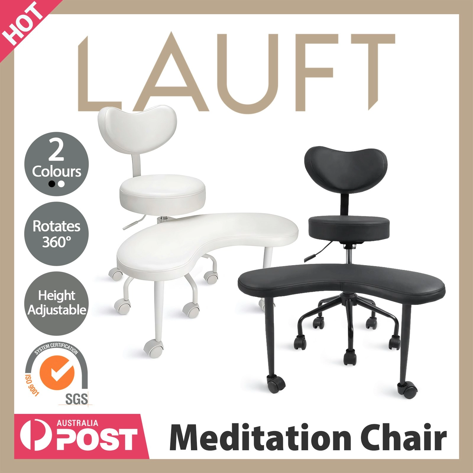 Criss Cross Legged Meditation Chair ADHD Chair with Lumbar Support Backrest