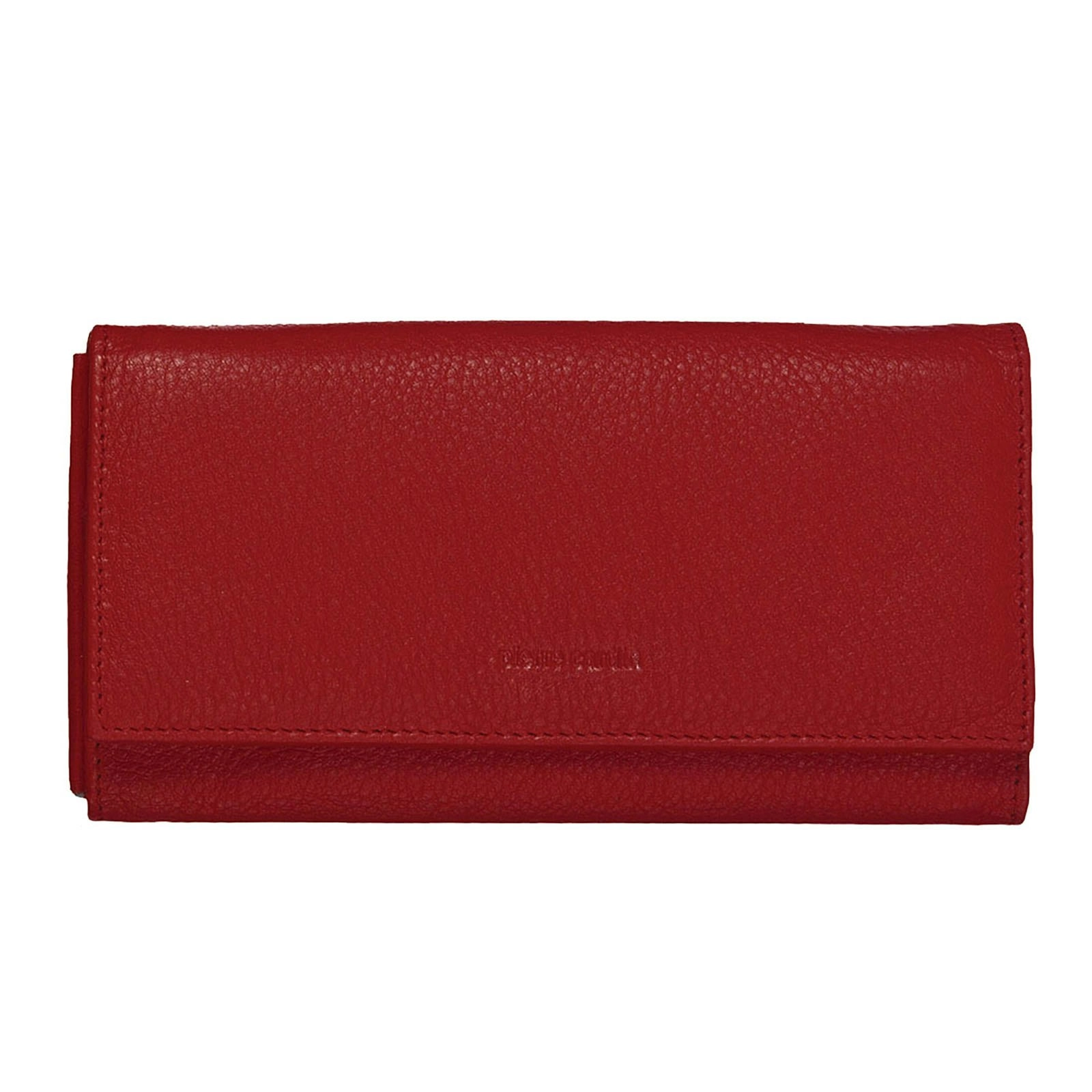 Pierre Cardin Womens Soft Italian Leather RFID Purse Wallet - Red