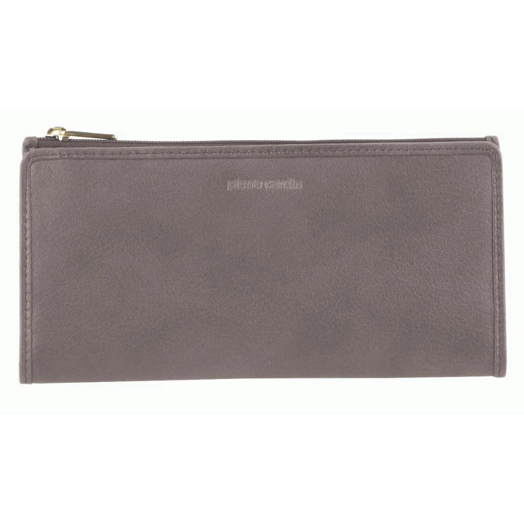 Pierre Cardin Womens Soft Italian Leather RFID Purse Wallet - Teal