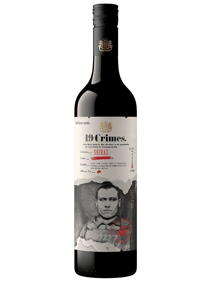 19 Crimes Shiraz Red Wine 750ml