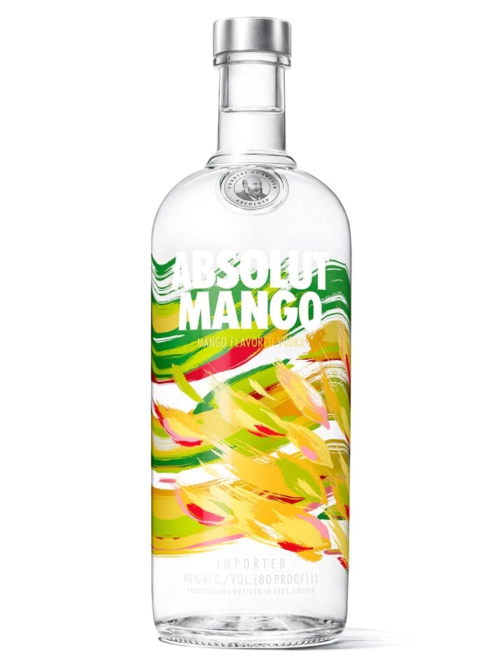 Absolut Mango Flavoured Swedish Vodka 1l