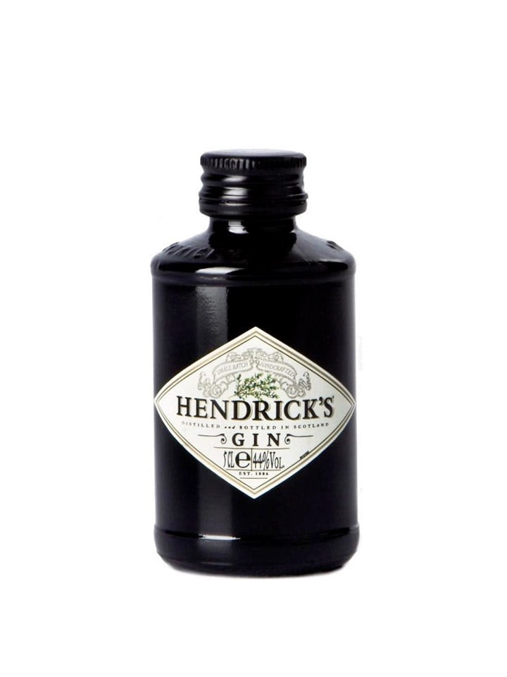 Hendrick's Gin 44% Import Strength Glass Miniature 50ml