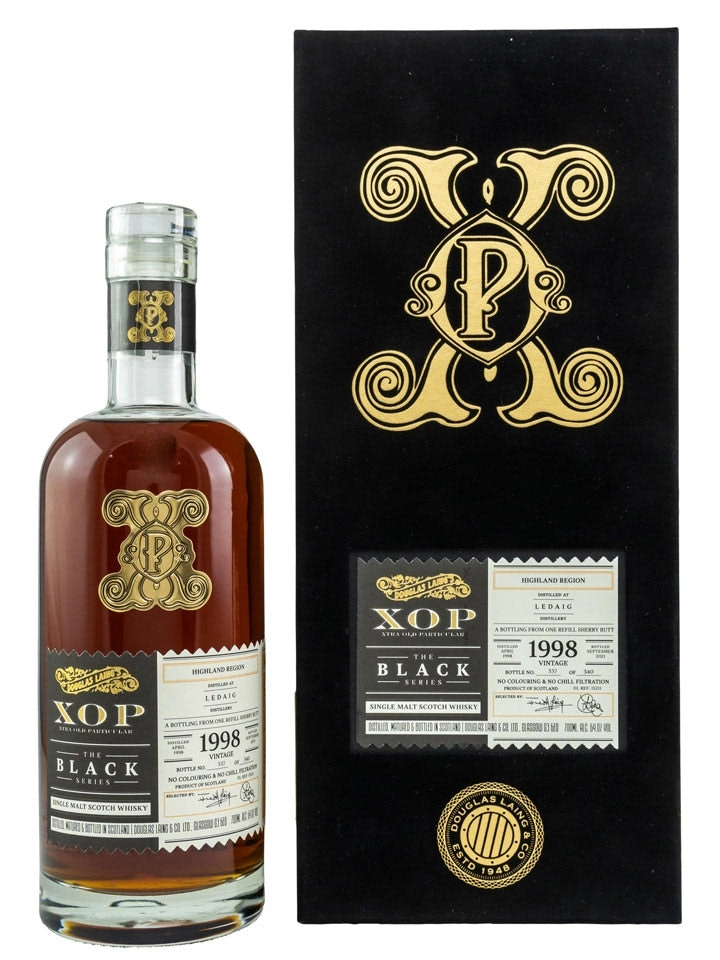 Ledaig 23 Year Old 1998 Xop Black Series Cask Strength Single Malt Scotch Whisky 700ml