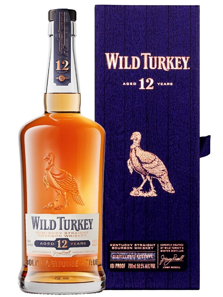 Wild Turkey 12 Year Old 101 Proof Distiller's Reserve Straight Kentucky Bourbon Whiskey 700ml