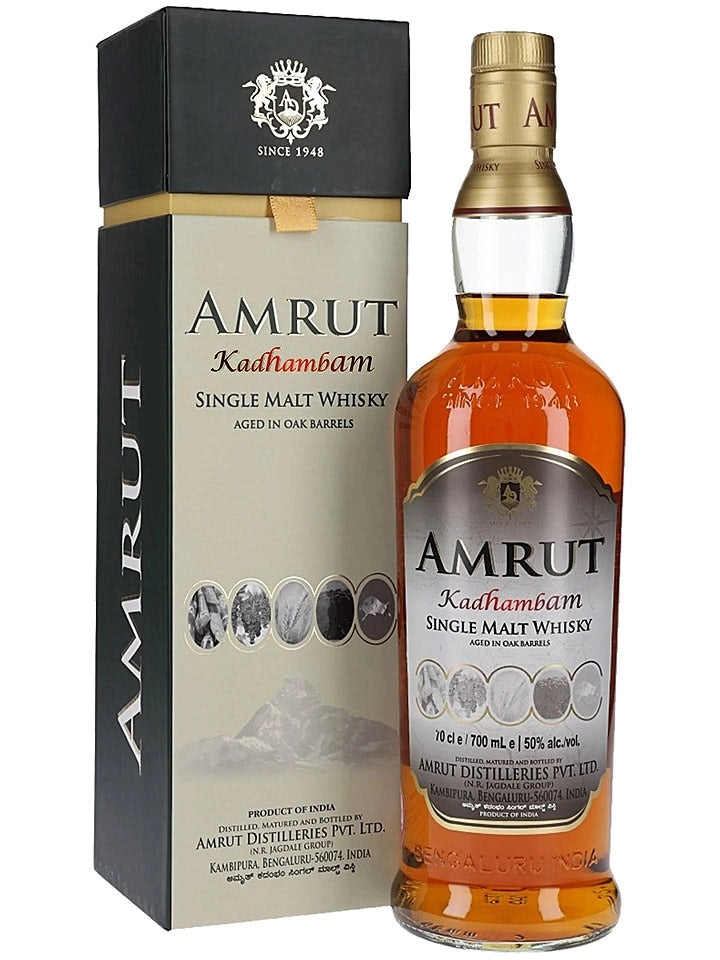 Amrut Kadhambam Single Malt Indian Whisky 700ml