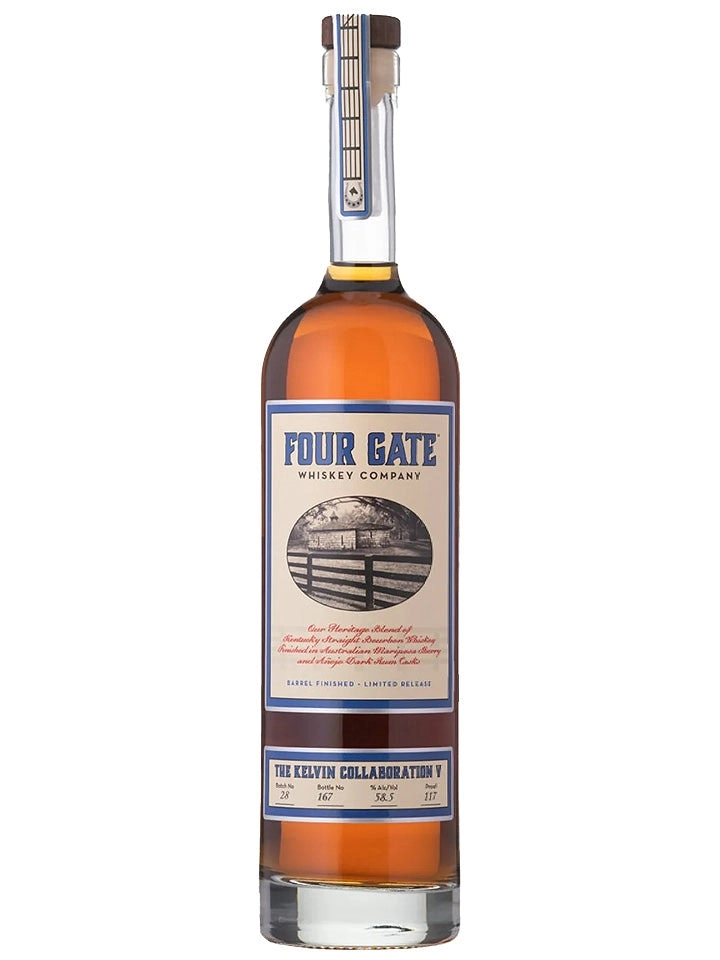 Four Gate The Kelvin Collaboration V Limited Release Barrel Proof Kentucky Straight Bourbon Whiskey 750ml