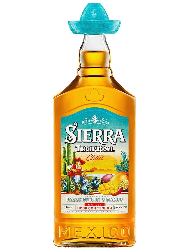 Sierra Tropical Chilli Passionfruit & Mango Flavoured Tequila Liqueur 700ml