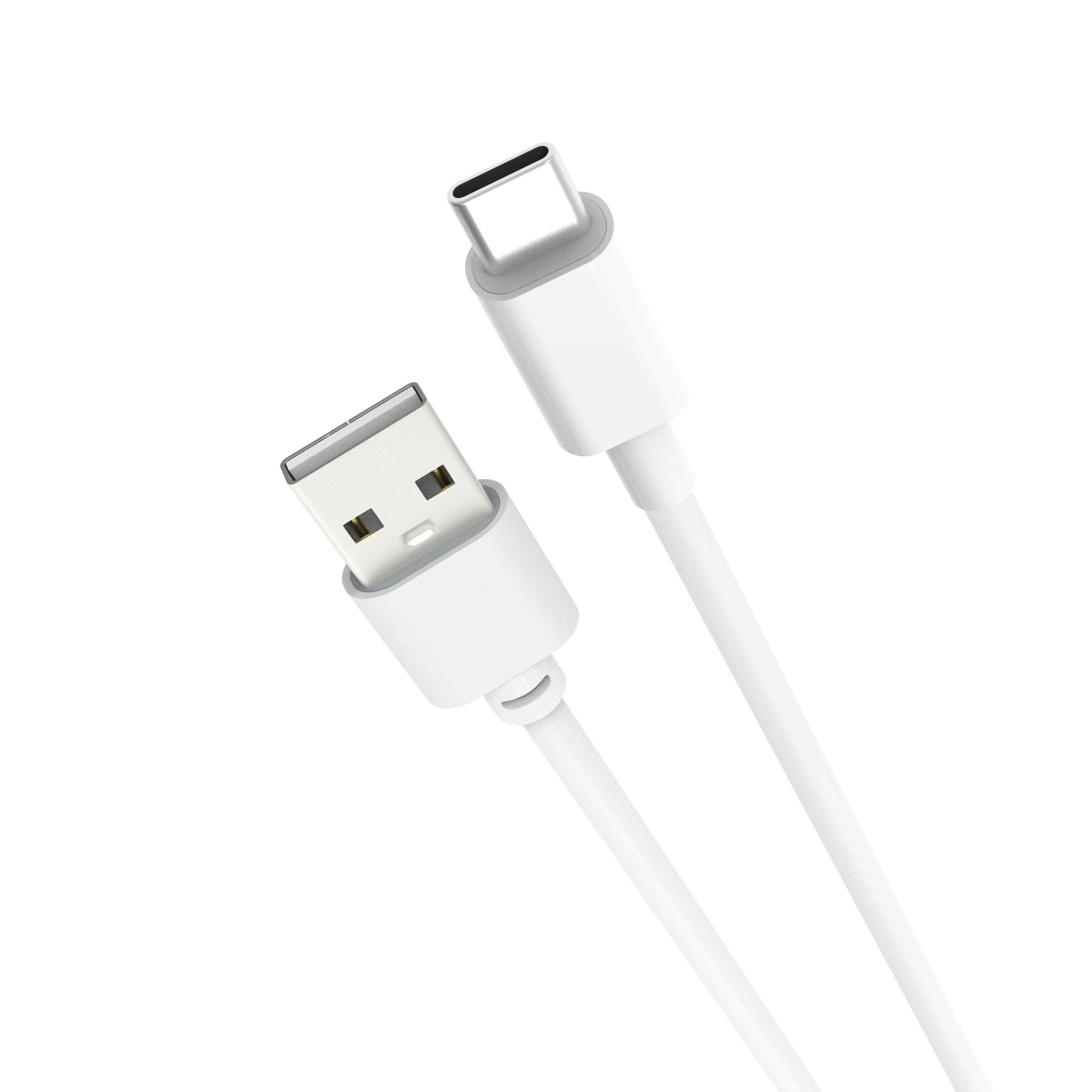 Laser USB-C to USB-A 3.1 Fast Charge Cable White 1M