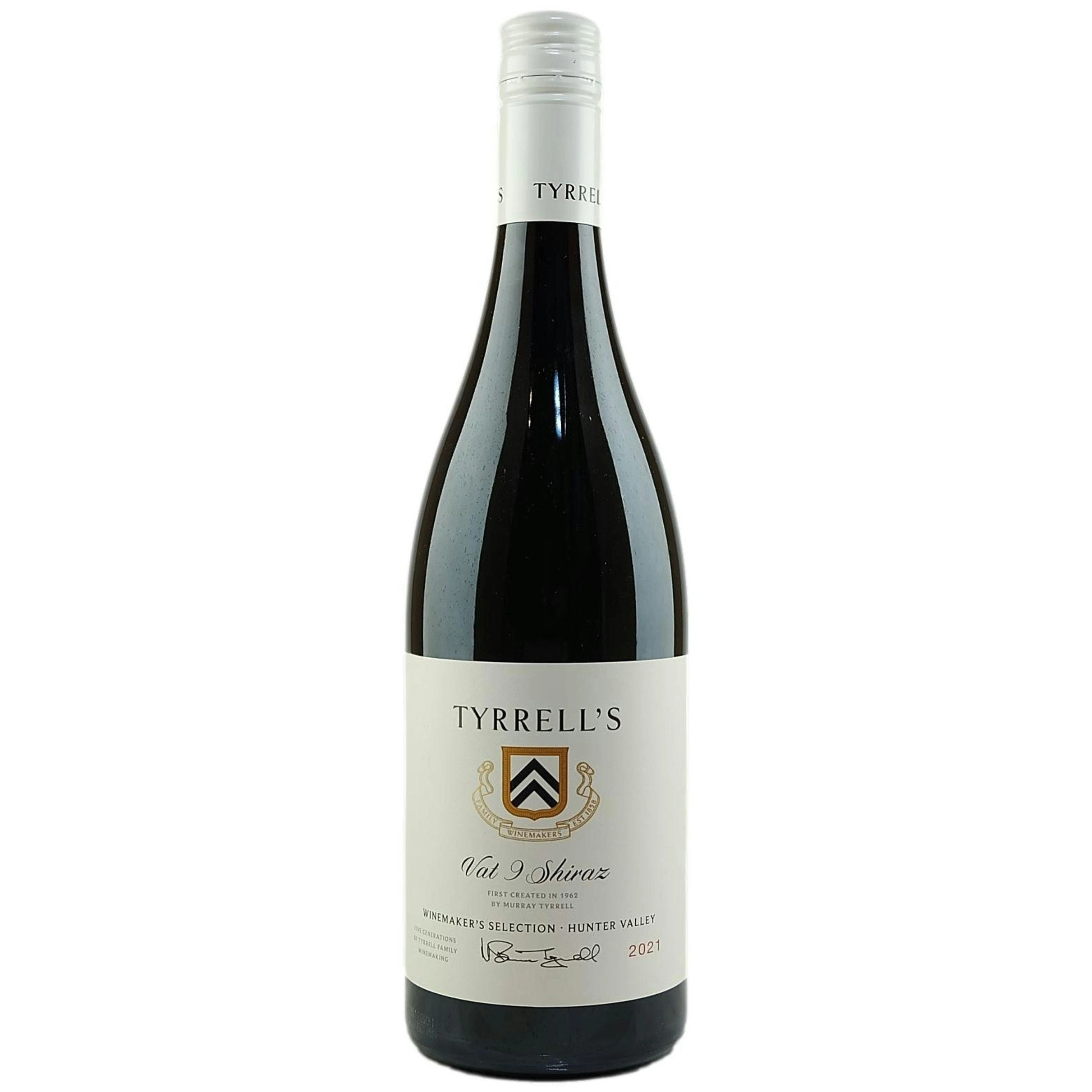 Tyrrell's Wines Tyrrell's Winemaker's Selection Vat 9 Shiraz 2021 (6 Bottles)