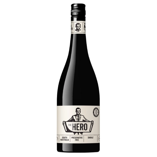 The Hero Australia Shiraz Preservative Free Vegan 2023 (12 Bottles)