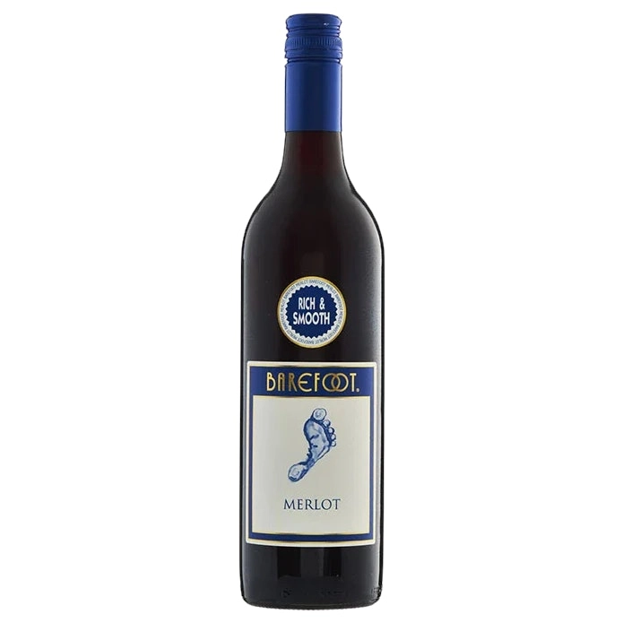 Barefoot Wine Barefoot Merlot, South East Australia 2023 (12 Bottles)