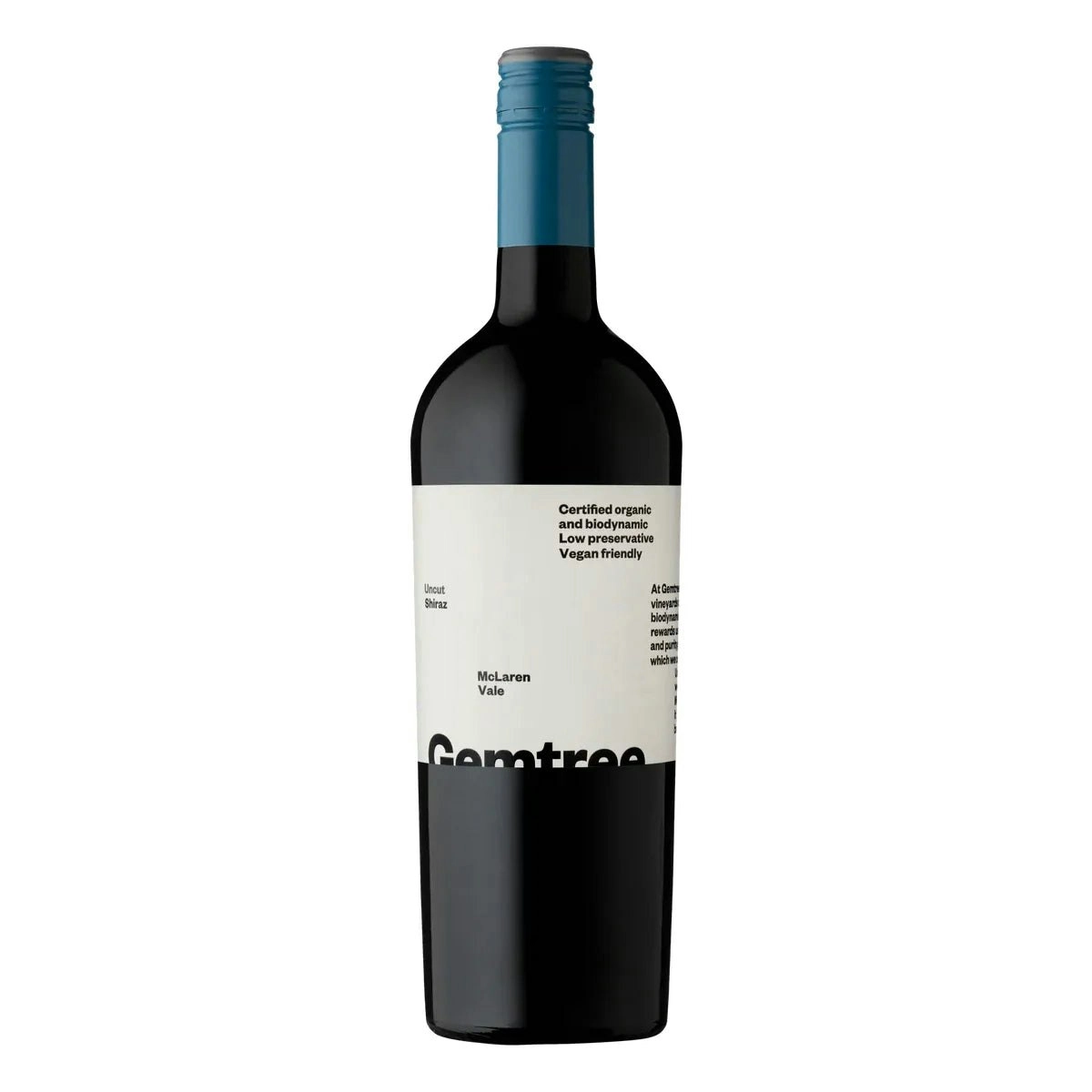 Gemtree Uncut Shiraz,  Mclaren Vale 2021   (12 Bottles)