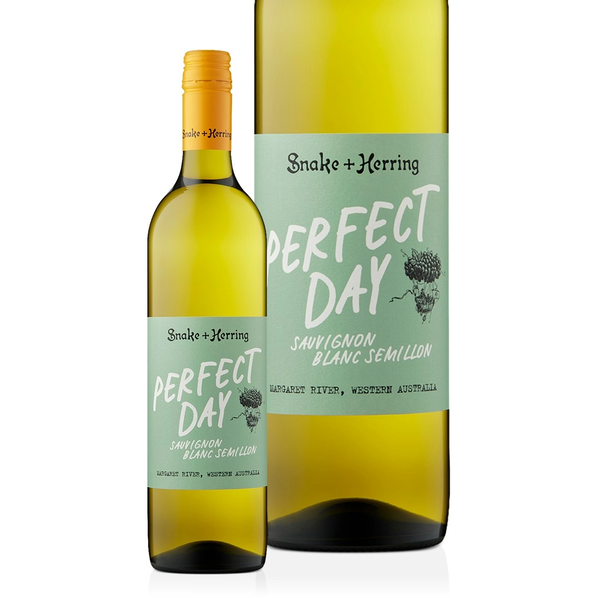 Snake & Herring Perfect Day Sauvignon Blanc Semillon 2022 (12 Bottles)