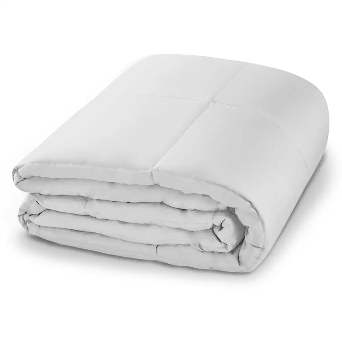 Laura Hill Weighted Blanket Heavy Quilt Doona 7Kg - White