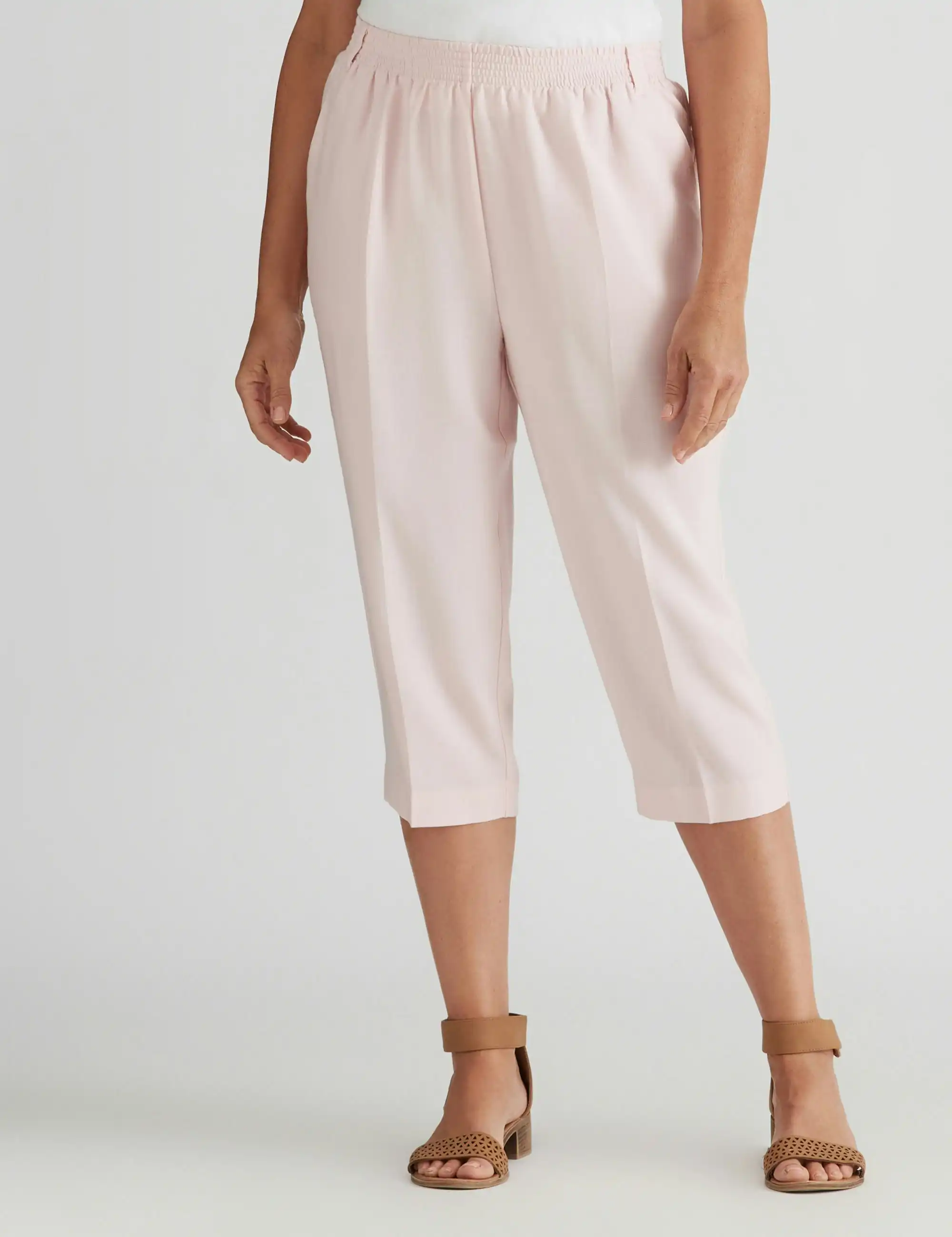 Millers Essential Crop Pants (Pink Blush)