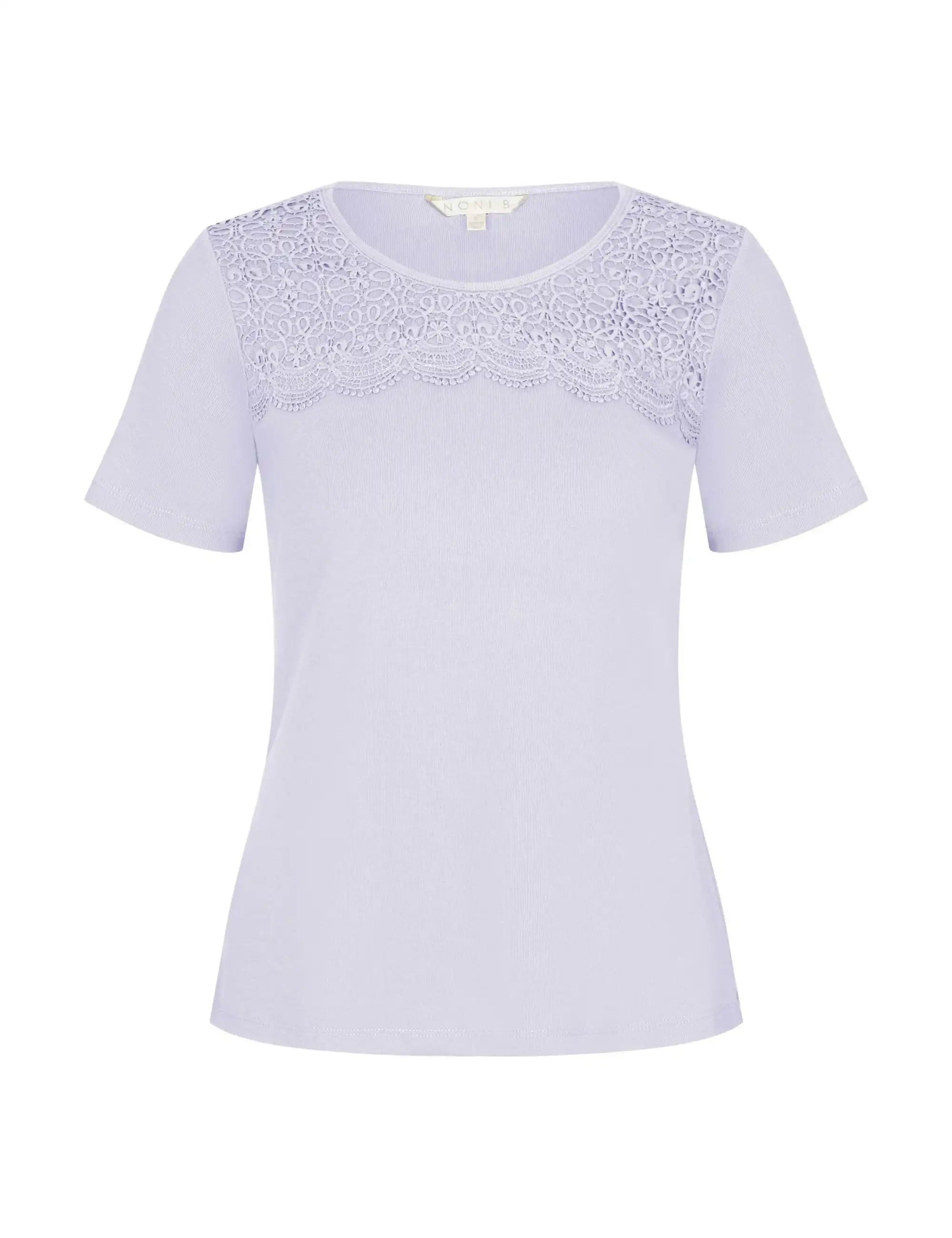 Noni B Short Sleeve Rib Top