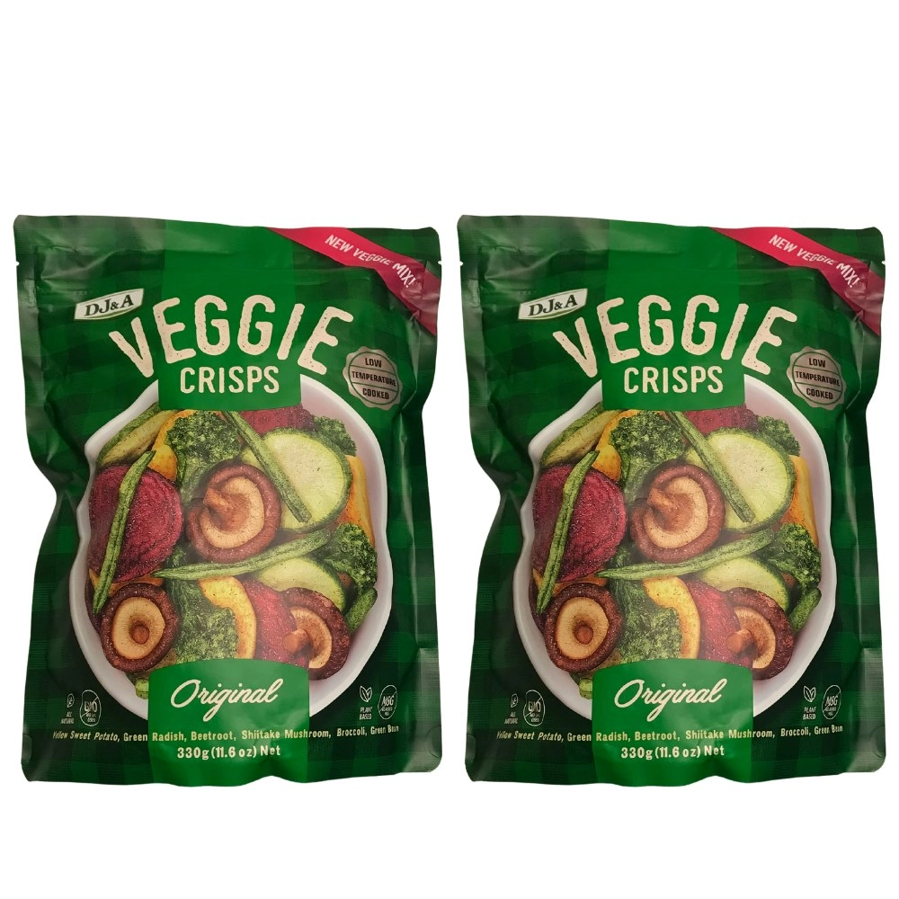 DJ&A Veggie Crisps 330g x 2