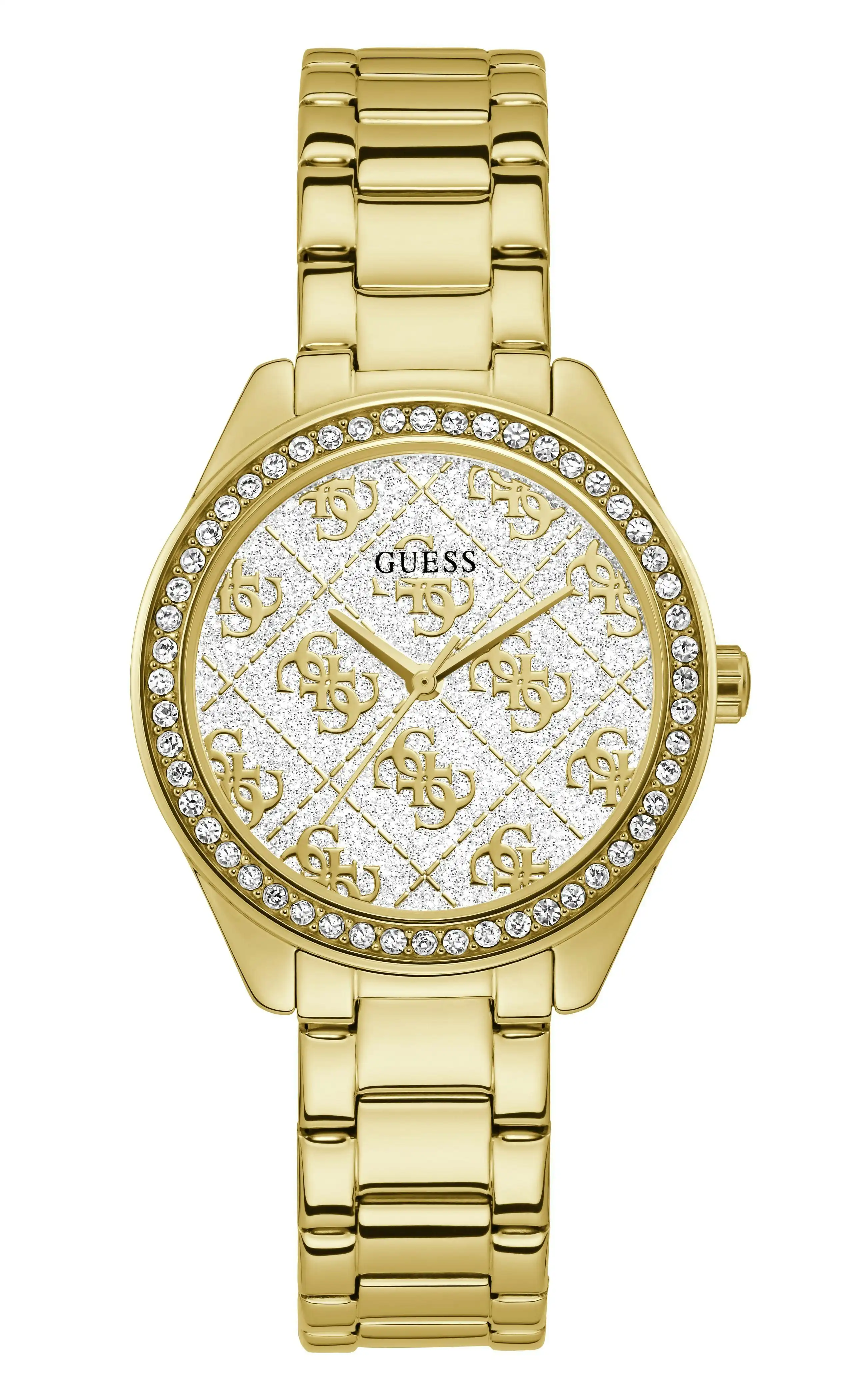 Guess Sugar Ladies Gold Stone Set Watch GW0001L2