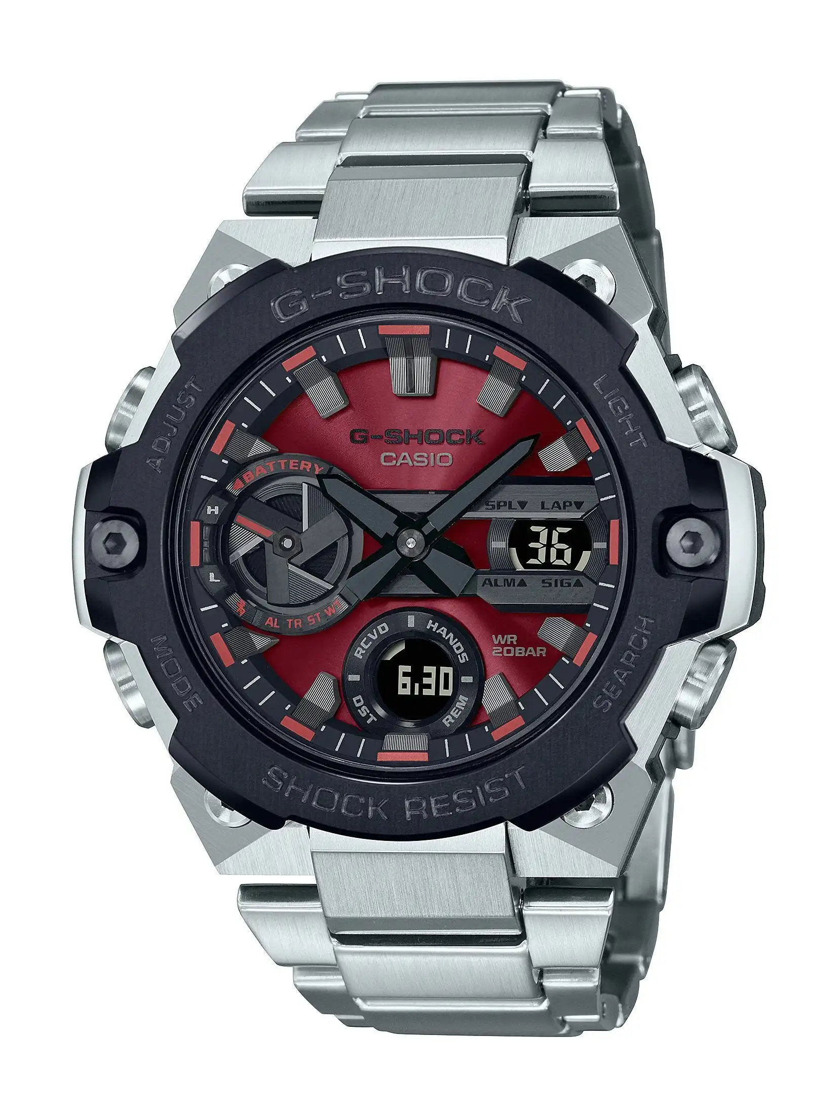 Casio G Shock G Steel Black and Silver Watch GST-B400AD-1A4DR
