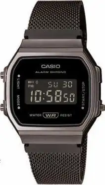 Casio Vintage Black Watch A168WEMB-1B