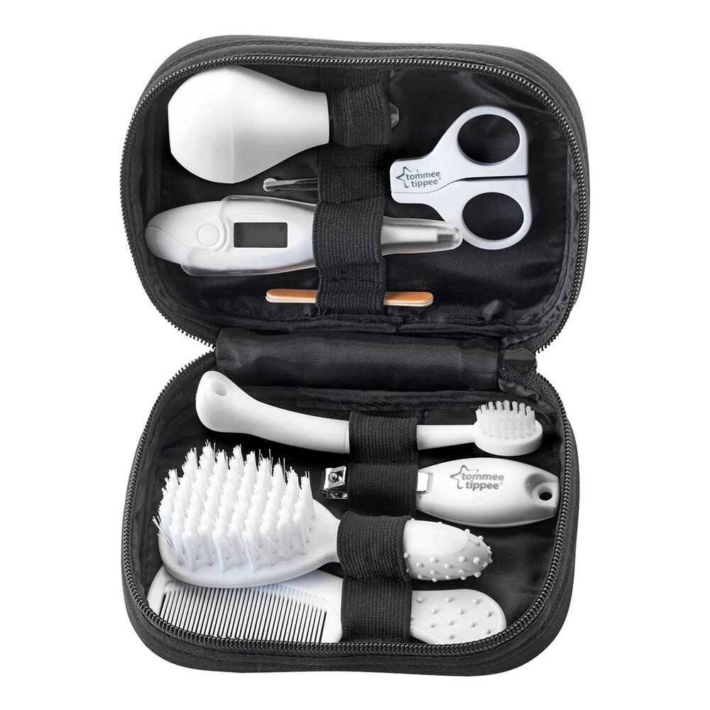 9pc Tommee Tippee Baby/Newborn Healthcare Travel Kit Clipper/Scissor/Brush/Comb