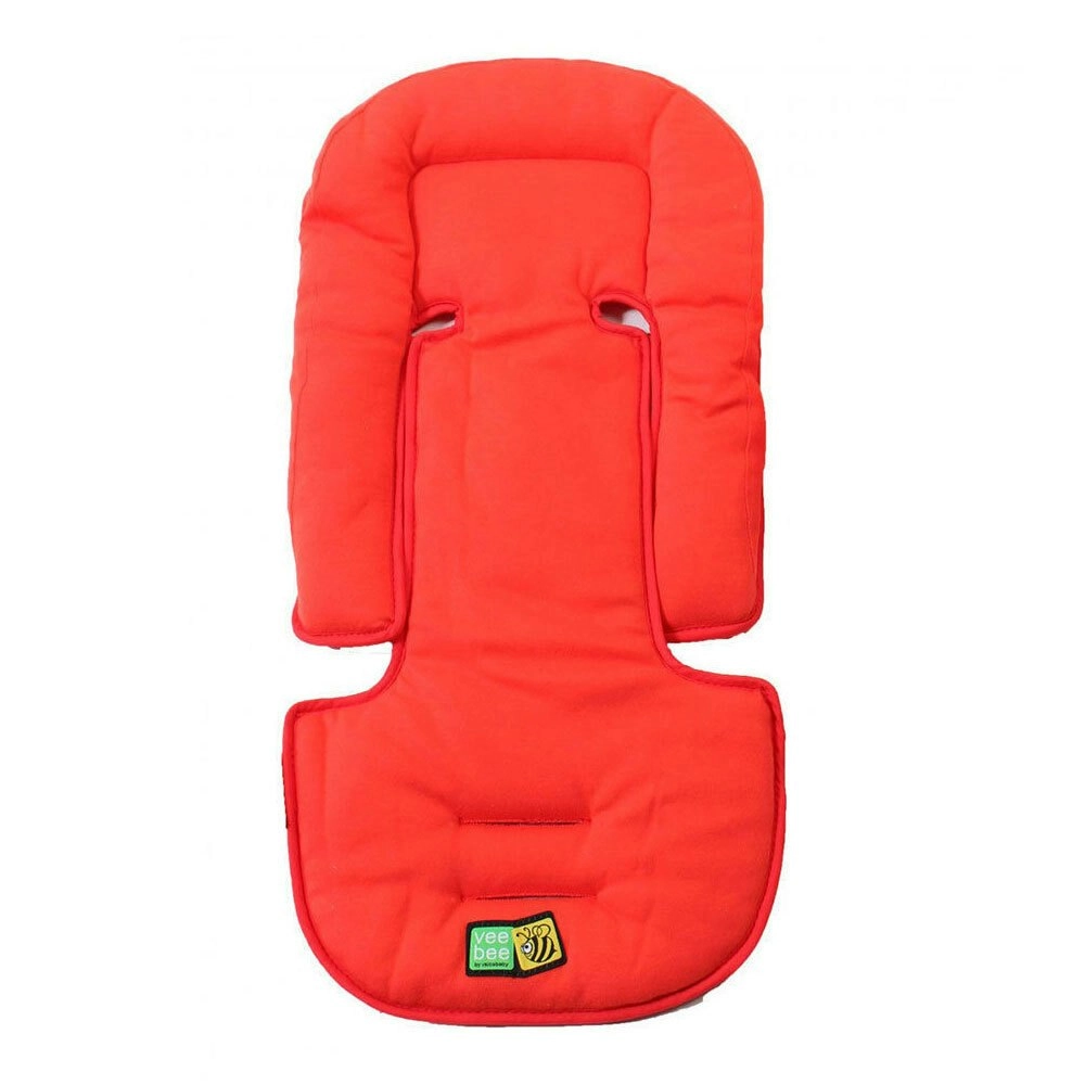 Vee Bee Allsorts Pad Infant Baby Head/Body Support f/Pram Stroller Car Seat Red