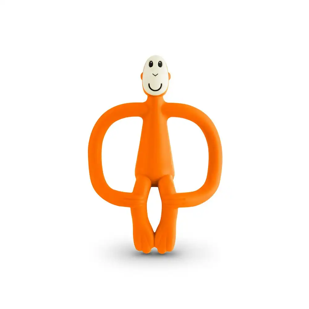 Matchstick 11cm Monkey Teething Toy/Gel Applicator for Baby/Infant 6-18m Orange
