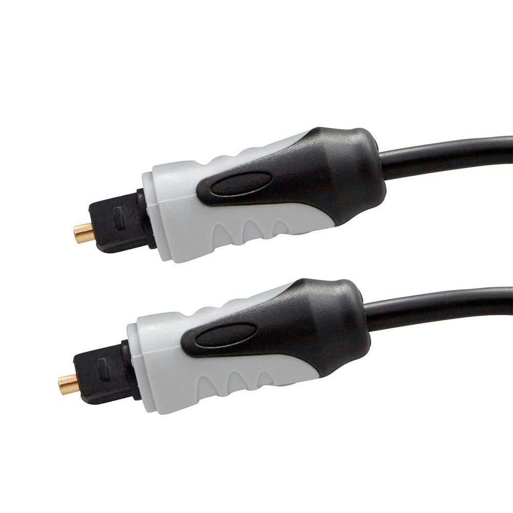 Westinghouse 1.5m 6mm Digital Audio Toslink Optical Fibre Lead Cable f/ TV/Black