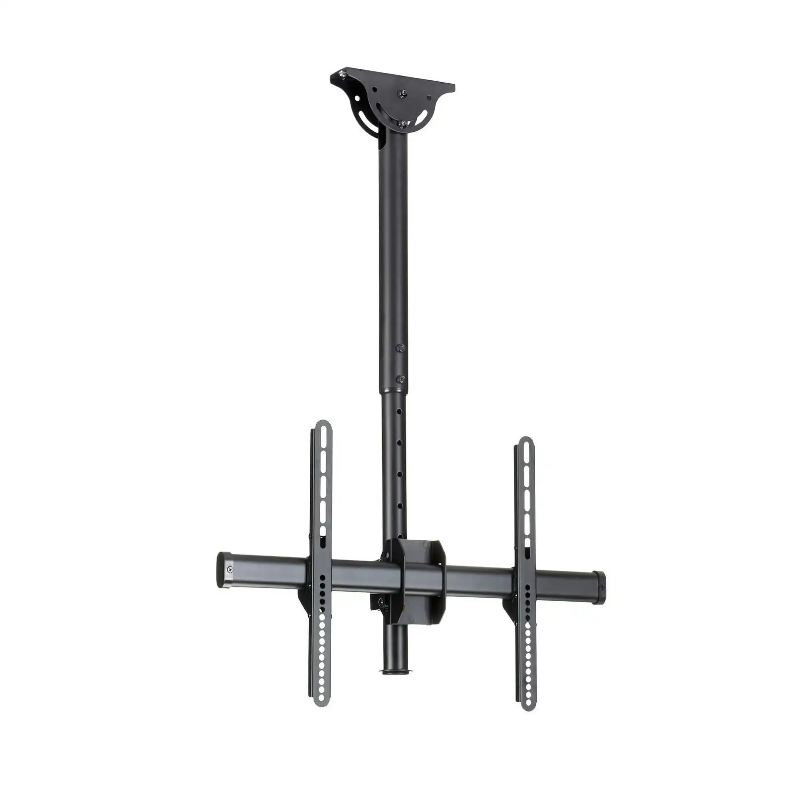 Star Tech Adjustable Pole Full Motion Ceiling TV Mount for 32-75in 50kg Display
