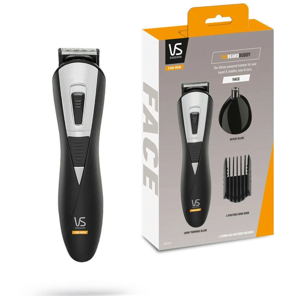 VS Sassoon VSM703A Beard/ Nose/ Ear Hair Facial Hair Trimmer/ Cordless Trimming