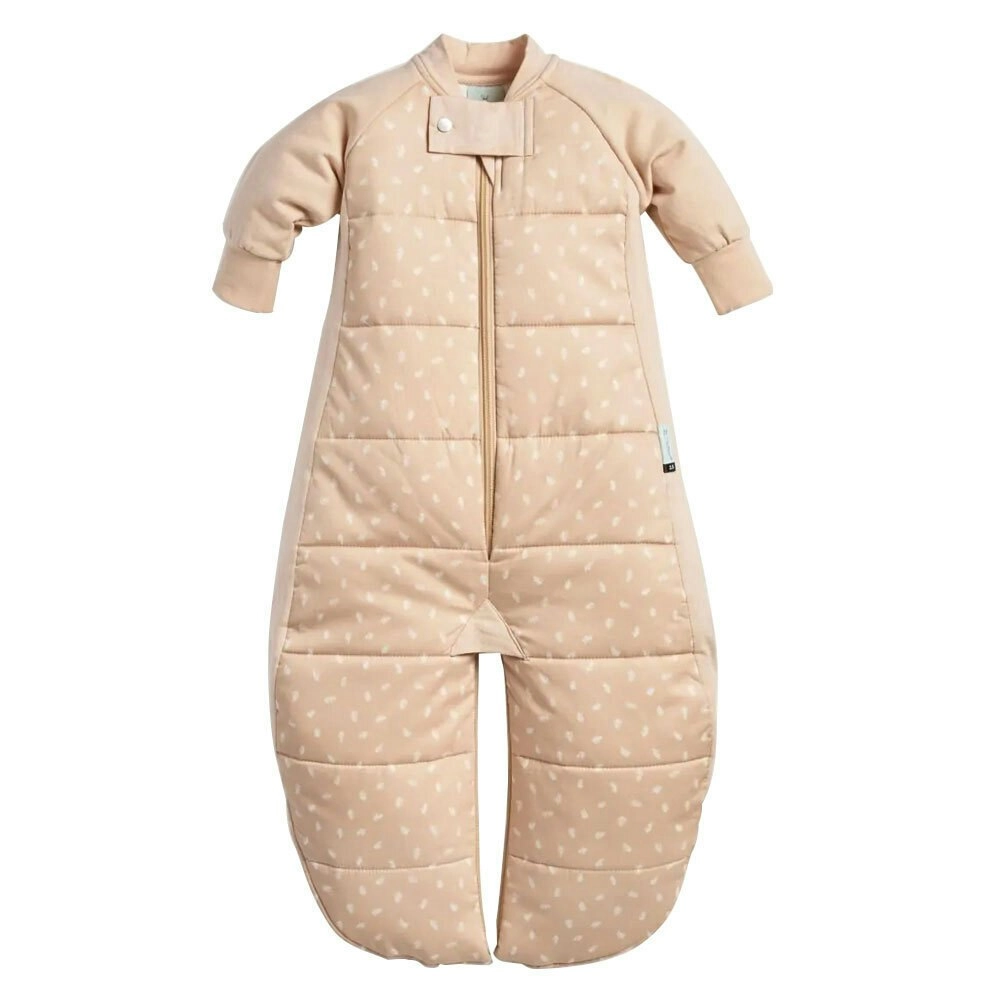 ergoPouch Sleep Suit Organic Cotton Sleeping Bag TOG 3.5 for Baby 8-24m Golden