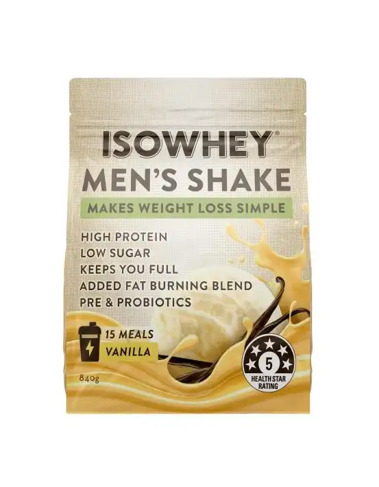 IsoWhey Men's Shake Vanilla 840g