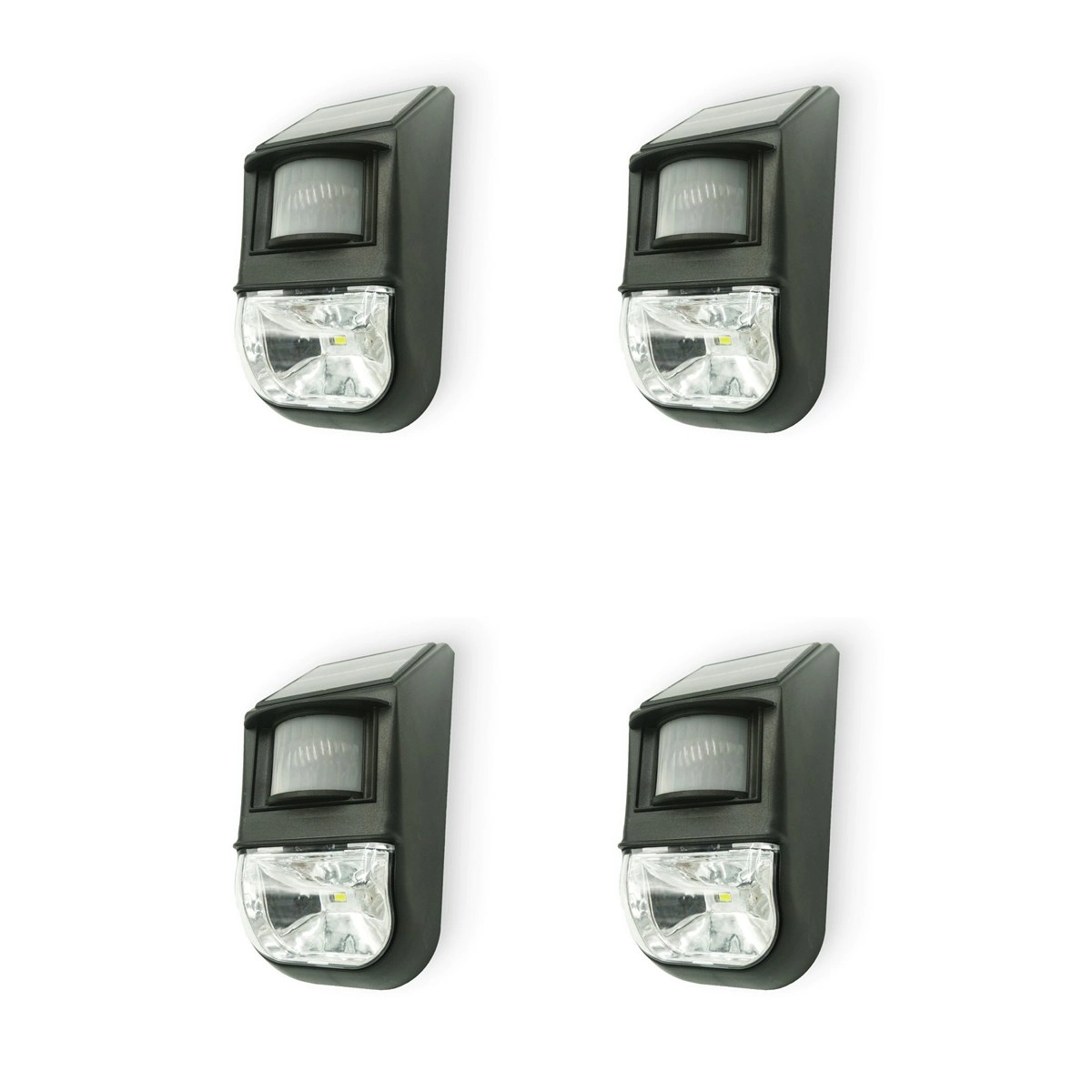 Lenoxx Solar-Powered Motion Sensor Light (4-Piece), Detects Motion, Rechargeable