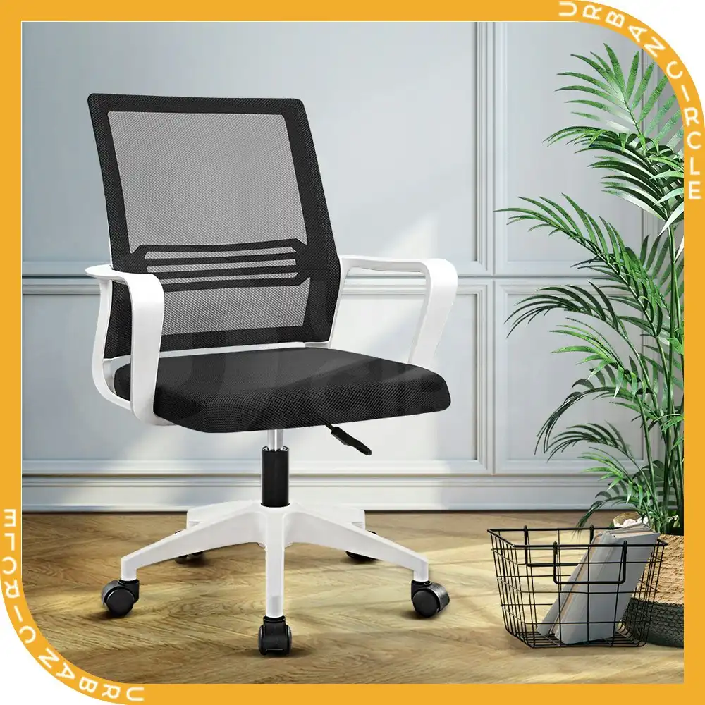 Furb Office Chair Computer Mesh Executive Chairs Study Work Lifting Seat White Black