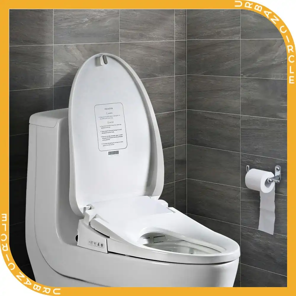 Simplus Smart Electric Bidet Toilet Seat Cover Electronic Seats Lid Paper Saving Auto Wash w Remote