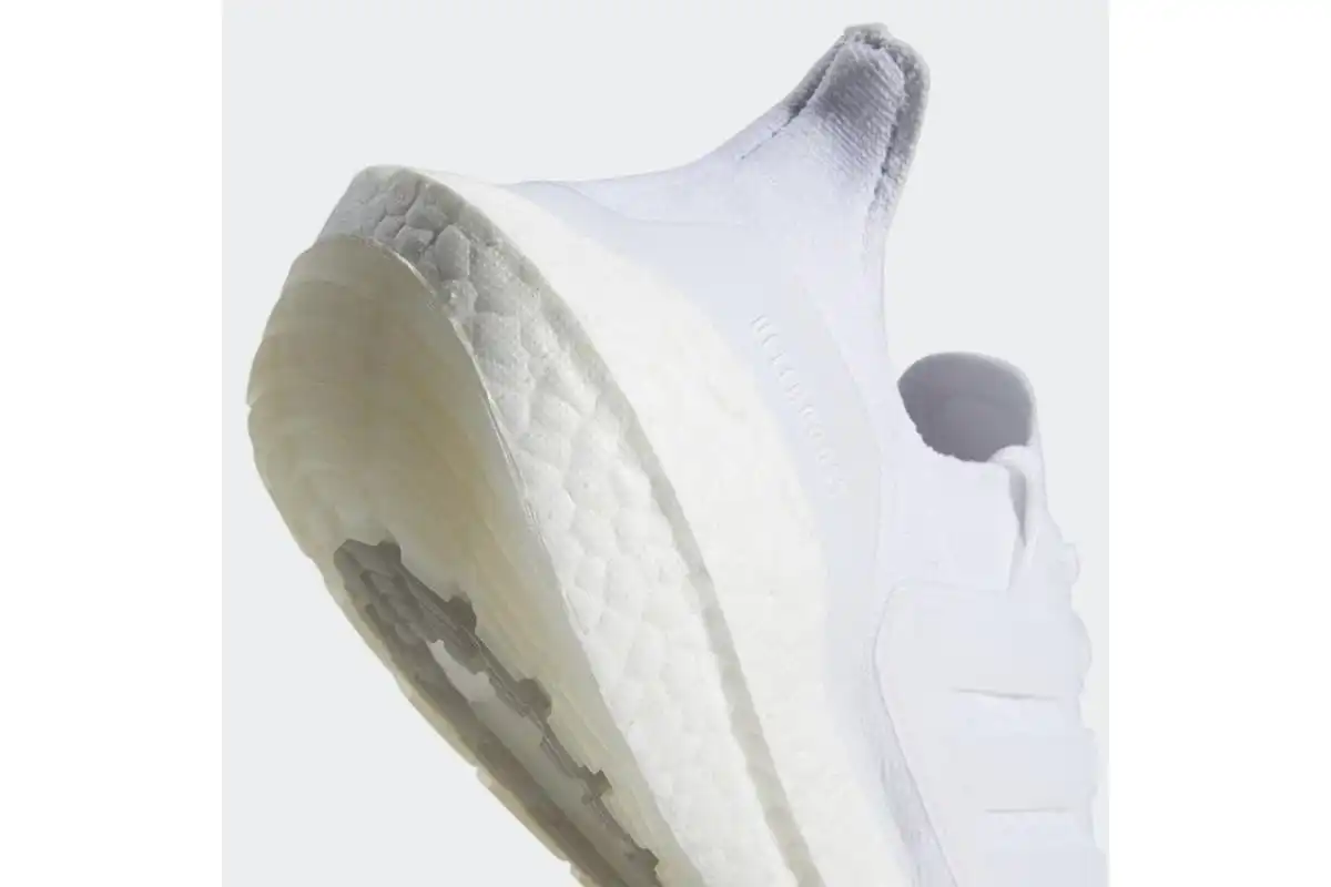 Adidas Women's Ultraboost 21 Running Race Gym Shoe - White/Grey