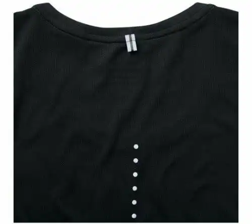 Nike Women's Dri-Fit Running Gym T-Shirt Top Short Sleeve - Black