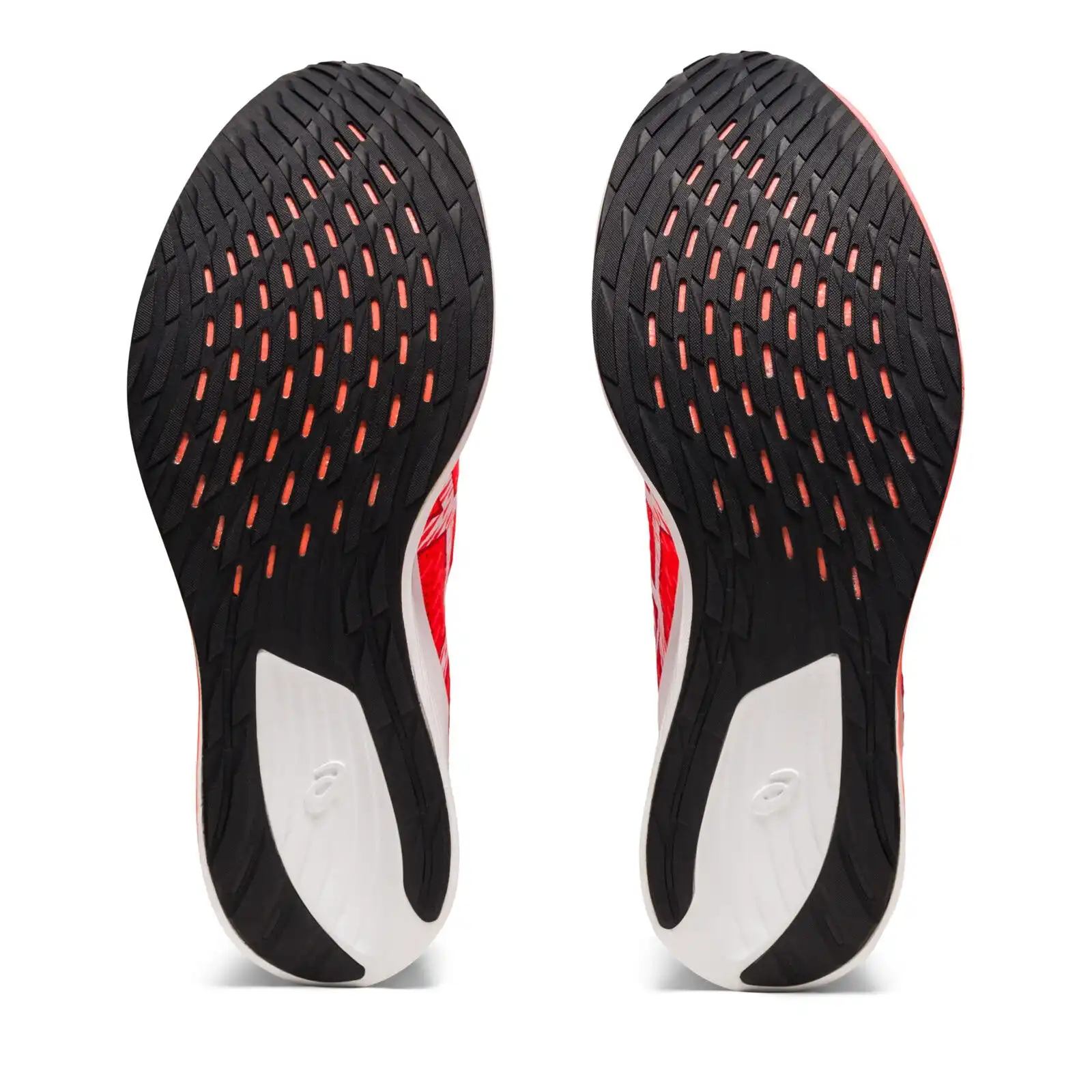 Asics Men's Magic Speed Neutral Running Sneakers Shoe - Sunrise Red/White
