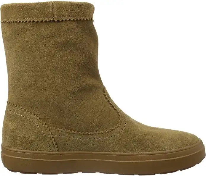 Crocs LodgePoint Women's Suede Leather Pull On Boots Ugg - Hazelnut