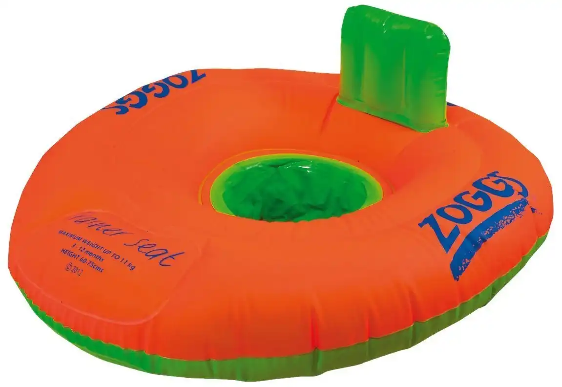 Zoggs Stage 1 Trainer Seat Childrens Swimming Floatie Zoggy Kids Learn Training Inflatable