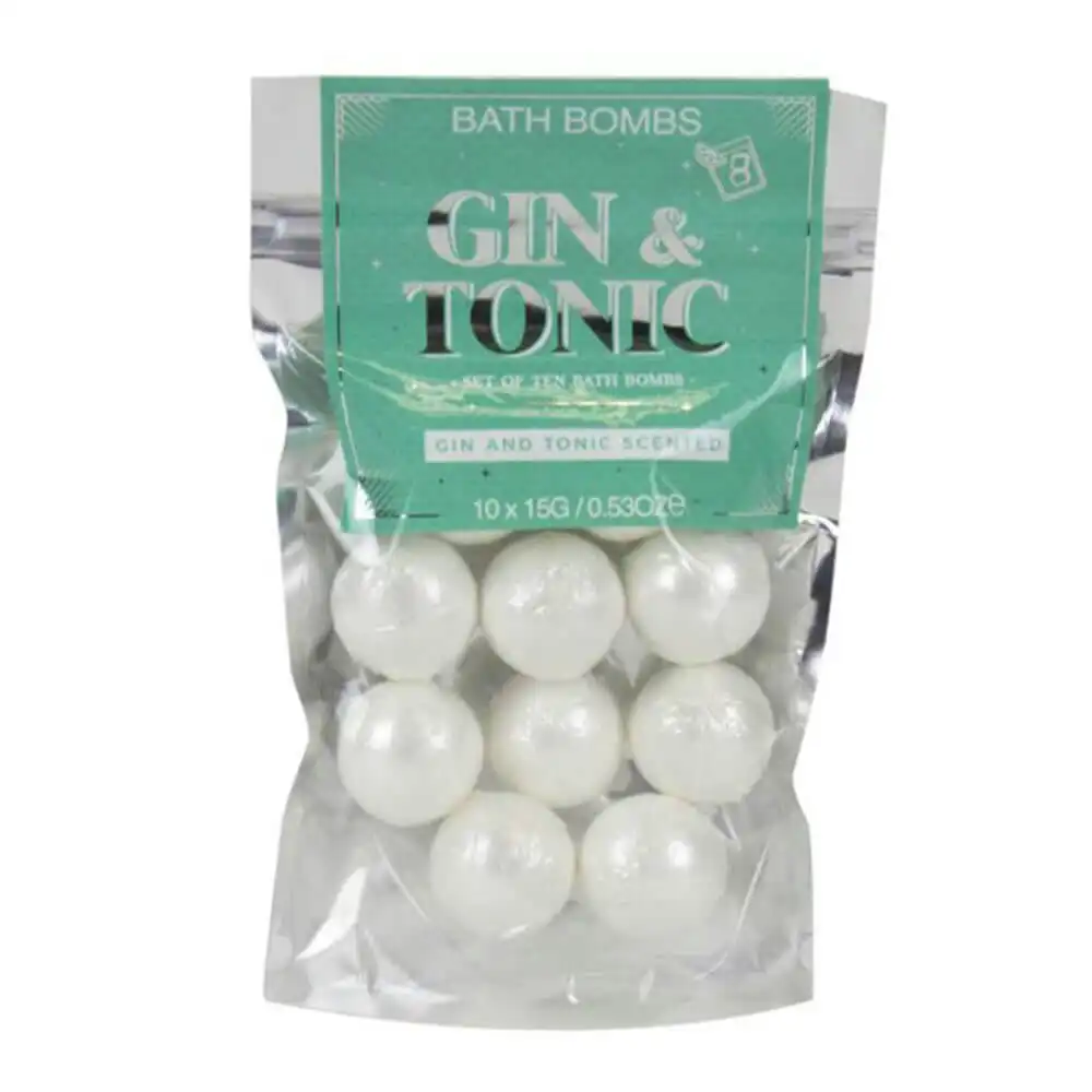 Gin and Tonic Bath Bombs