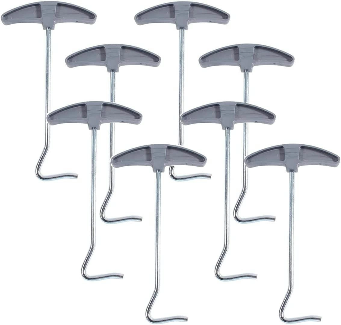 Garden Greens [4PK x 2PCE] Tent Peg Extractor - Stainless Steel - 95mm x 170mm