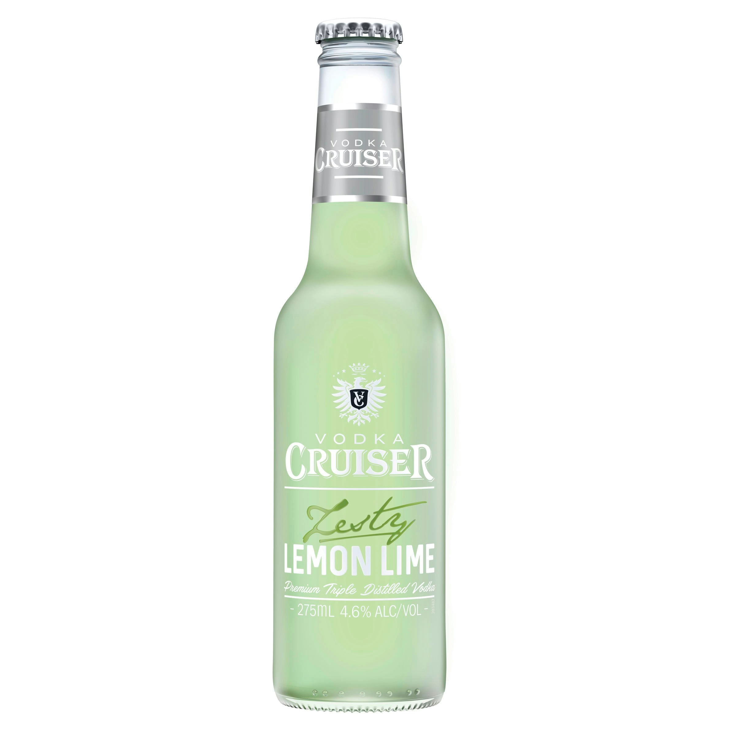 Vodka Cruiser Lemon Lime 4.6% 24 x 275mL Bottles