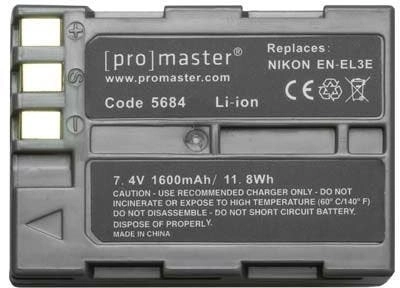 ProMaster Nikon EN-EL3E Battery