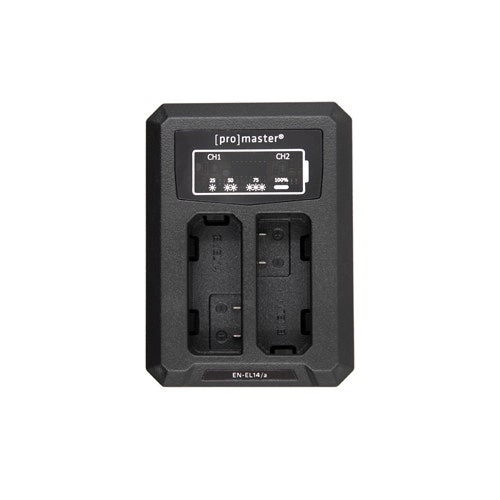 ProMaster Dually Charger - USB - Nikon EN-EL14