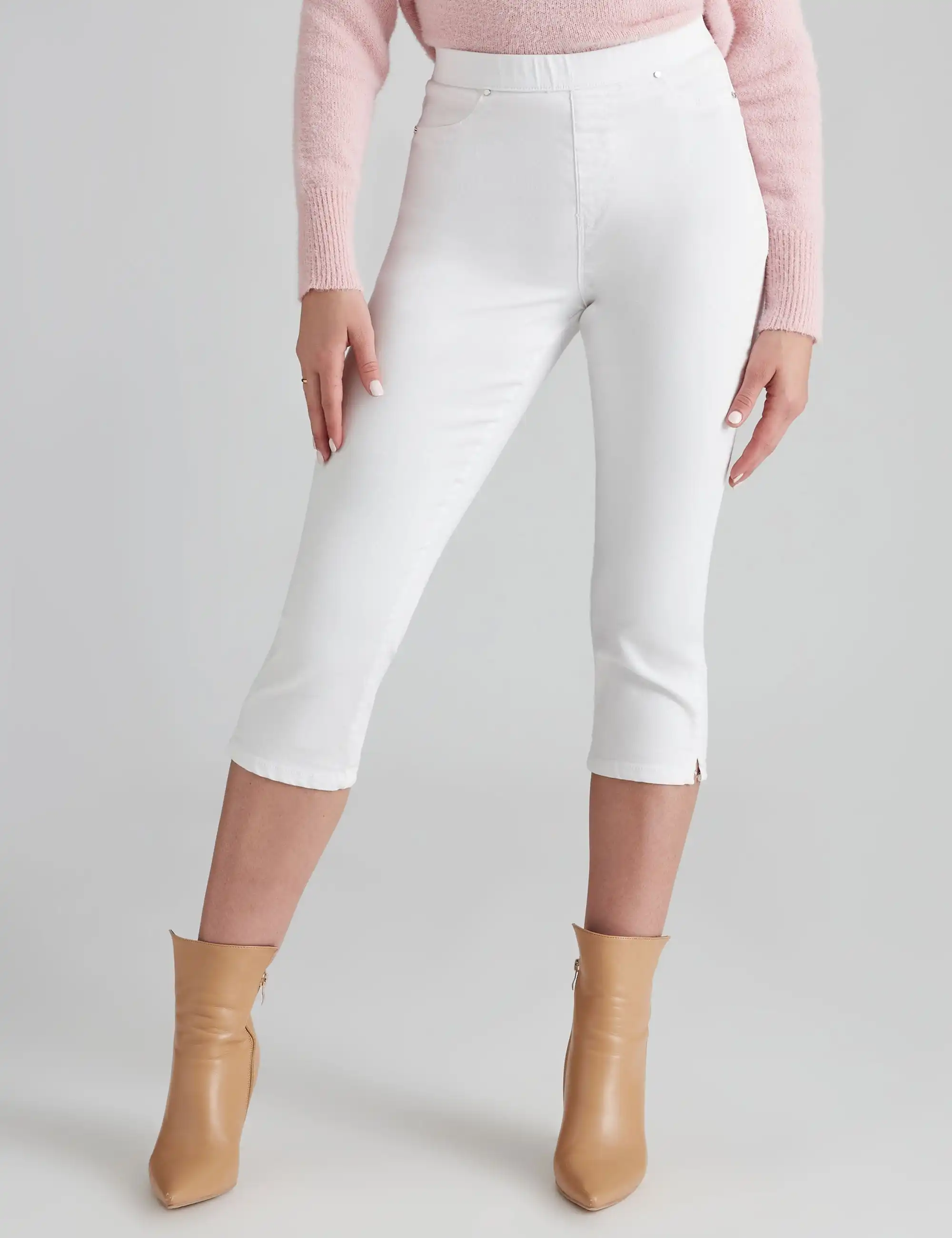 Rockmans Crop Slim Leg Jeggings